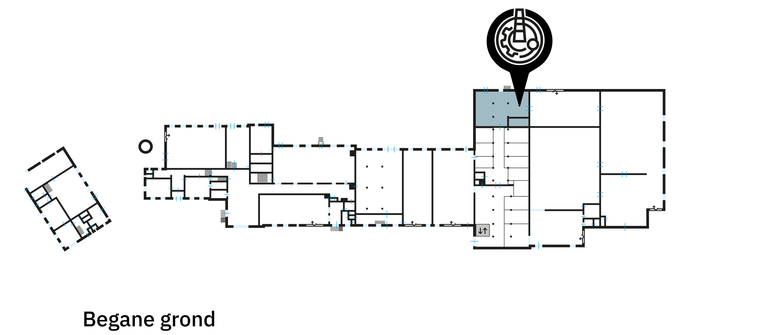 Plattegrond fabriek 1L